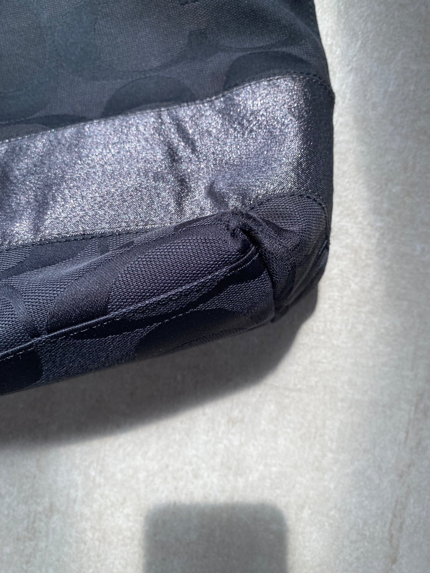 Coach Black and Silver Tote Bag