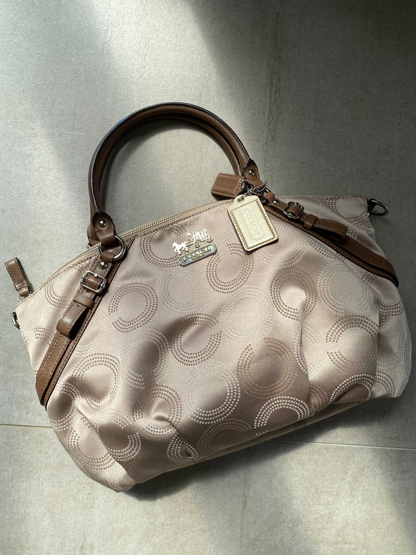 Coach Madison Sophia 2Way Op Art Satchel Bag