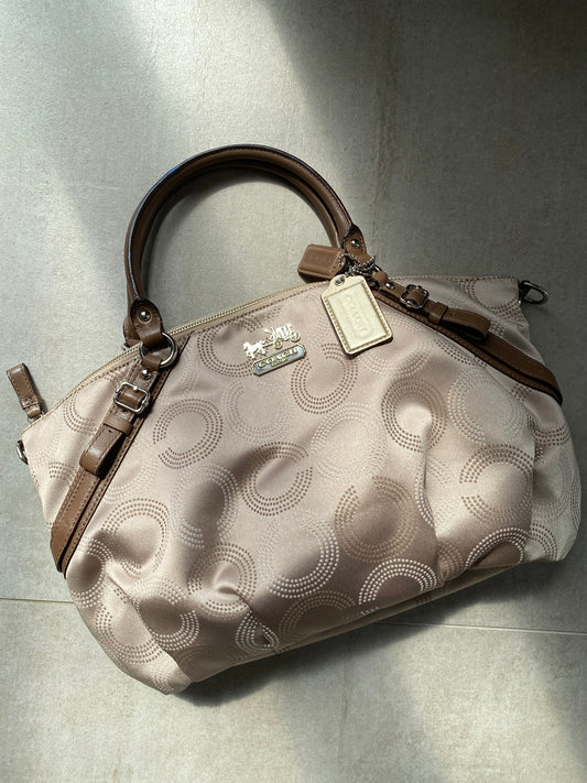 Coach Madison Sophia 2Way Op Art Satchel Bag