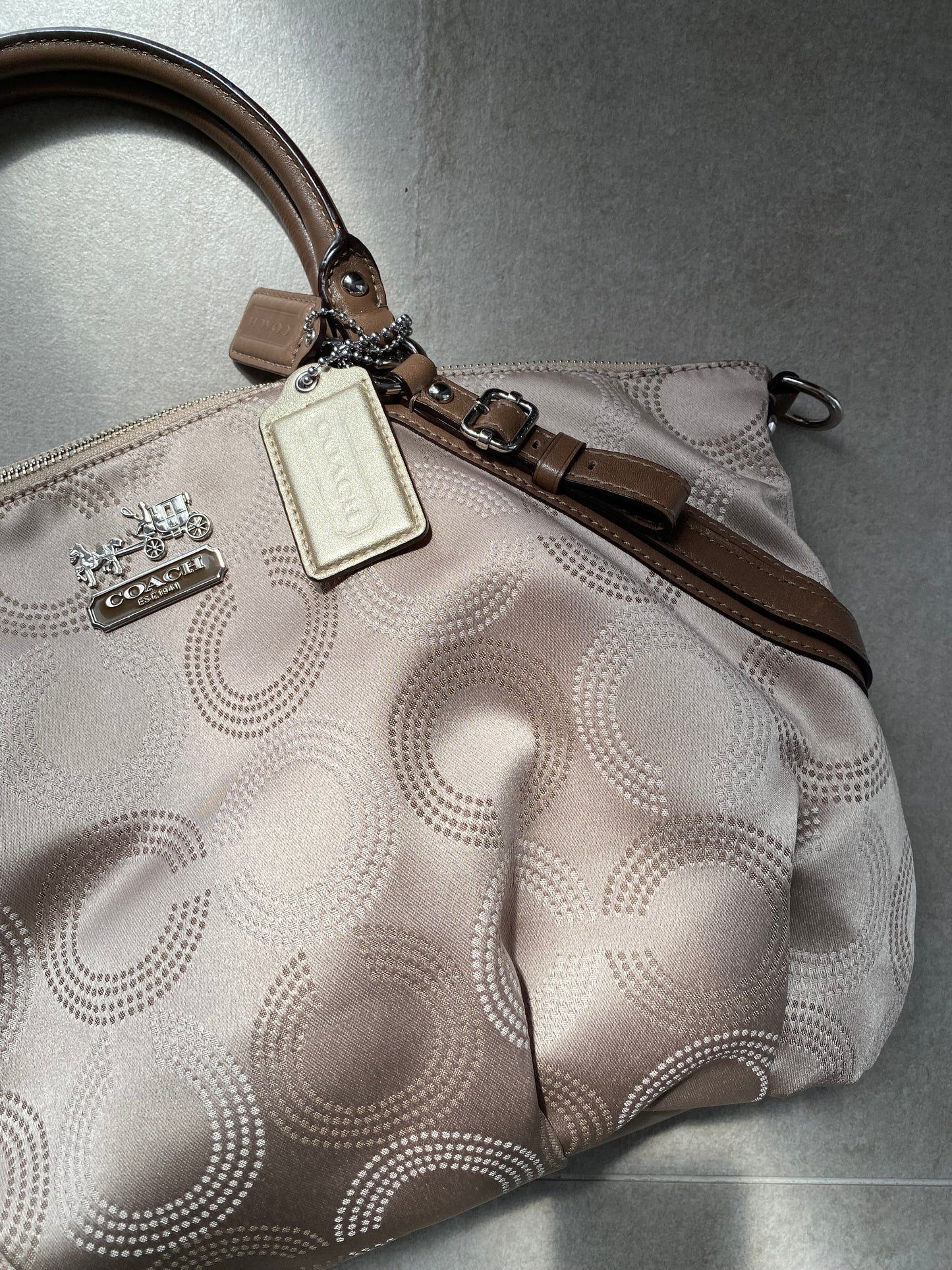Coach Madison Sophia 2Way Op Art Satchel Bag