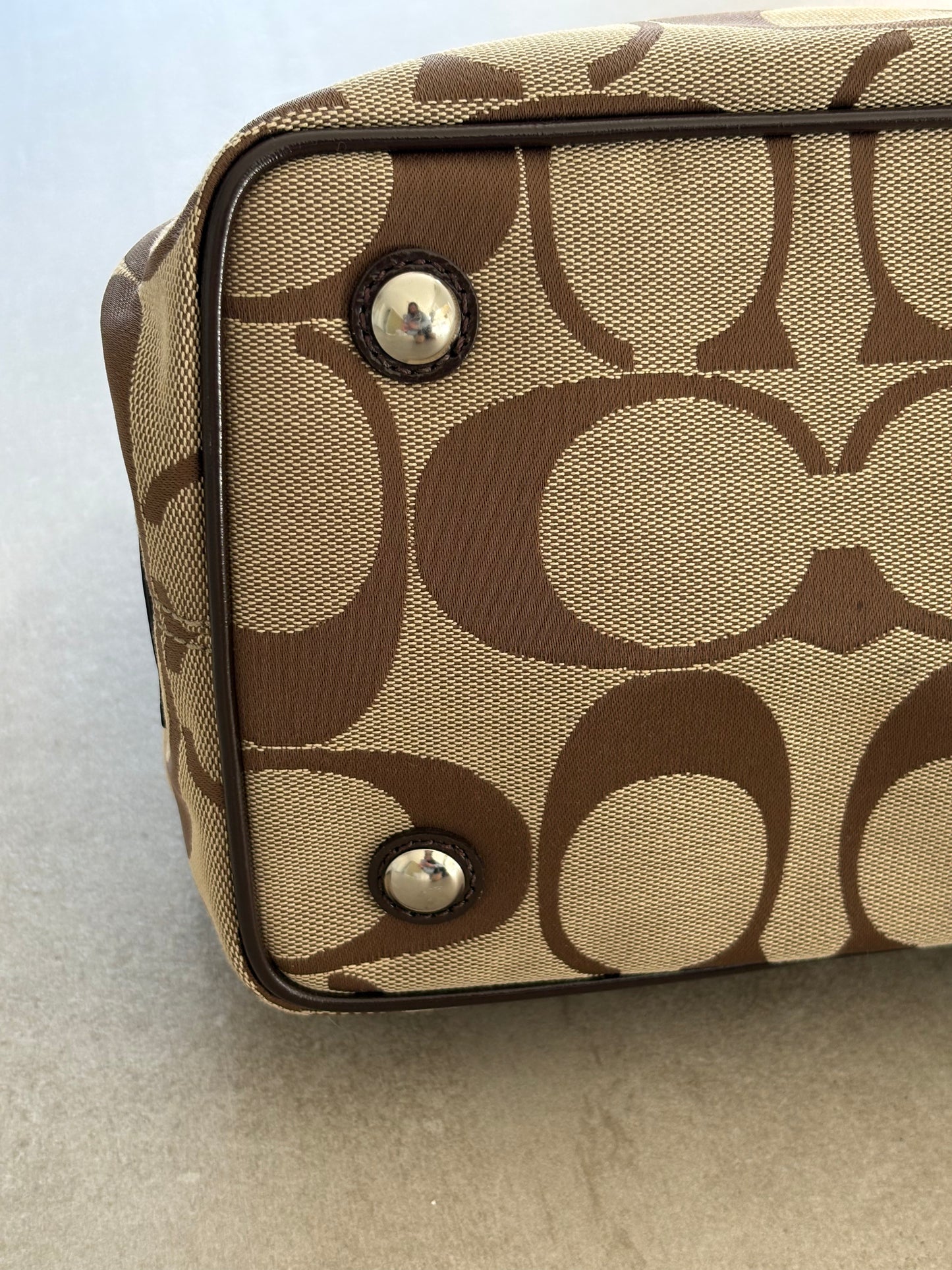Coach Signature Canvas Shoulder Bag
