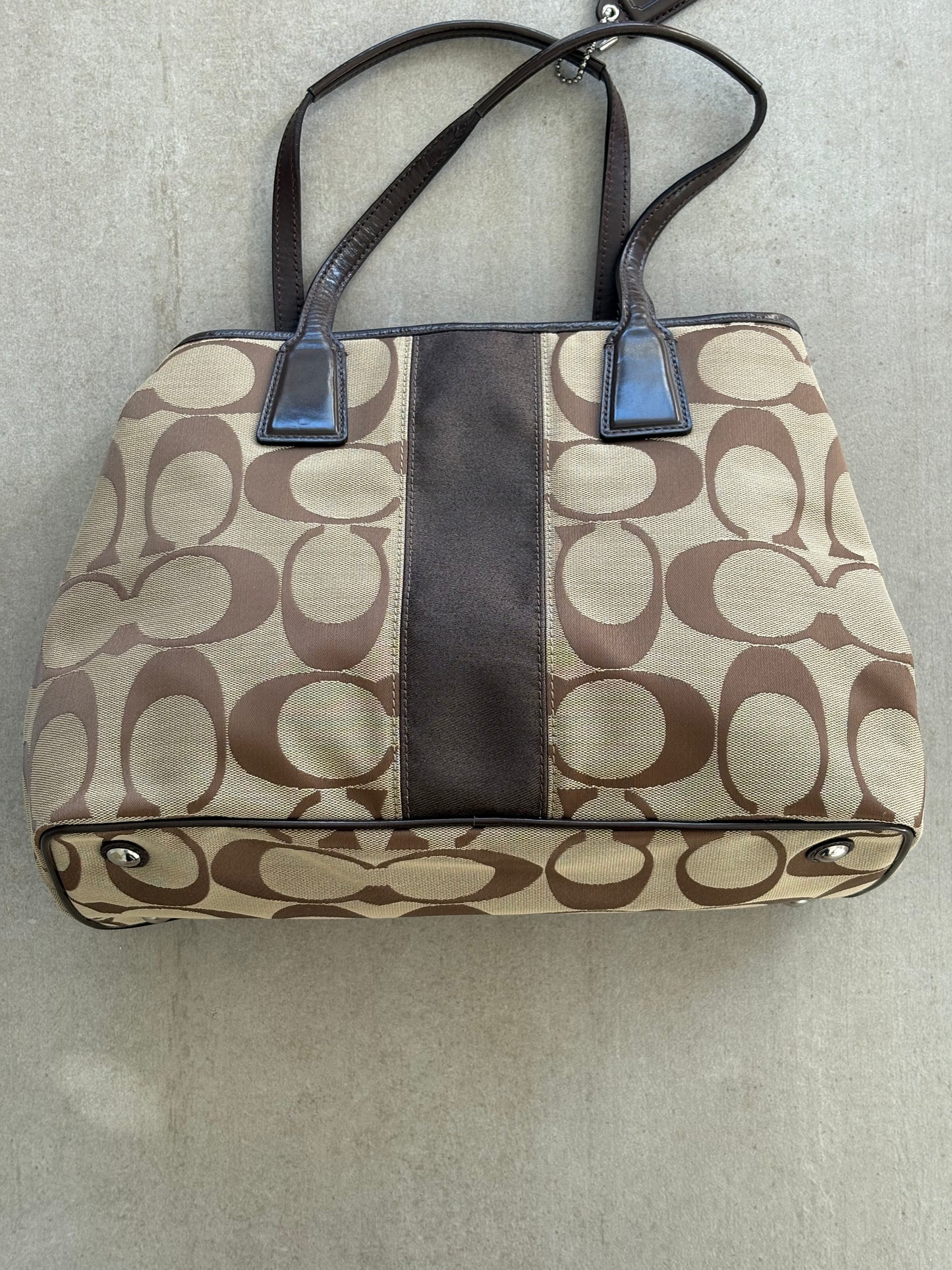 Coach Signature Canvas Shoulder Bag