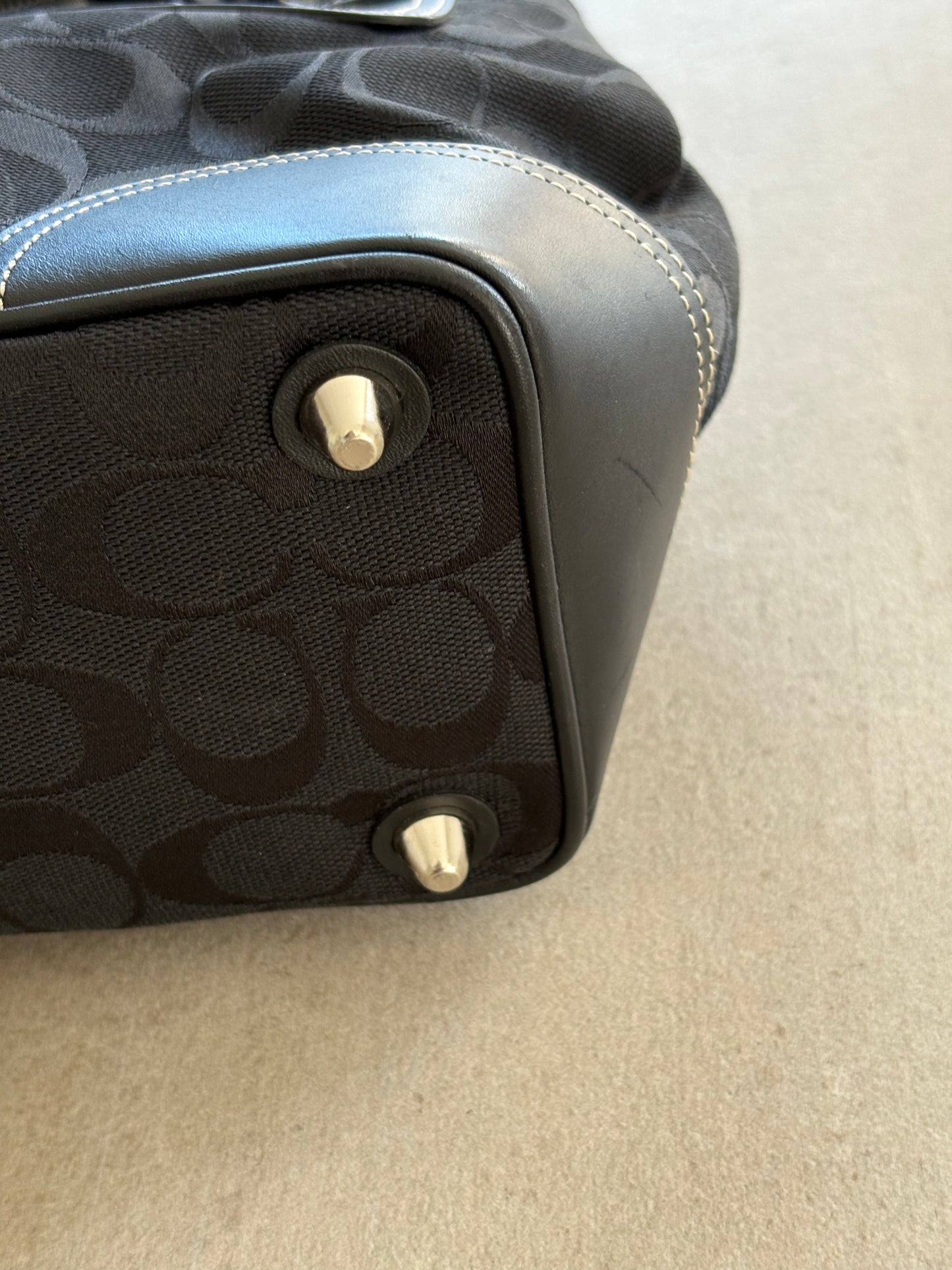Coach Hamptons Signature Satchel Bag