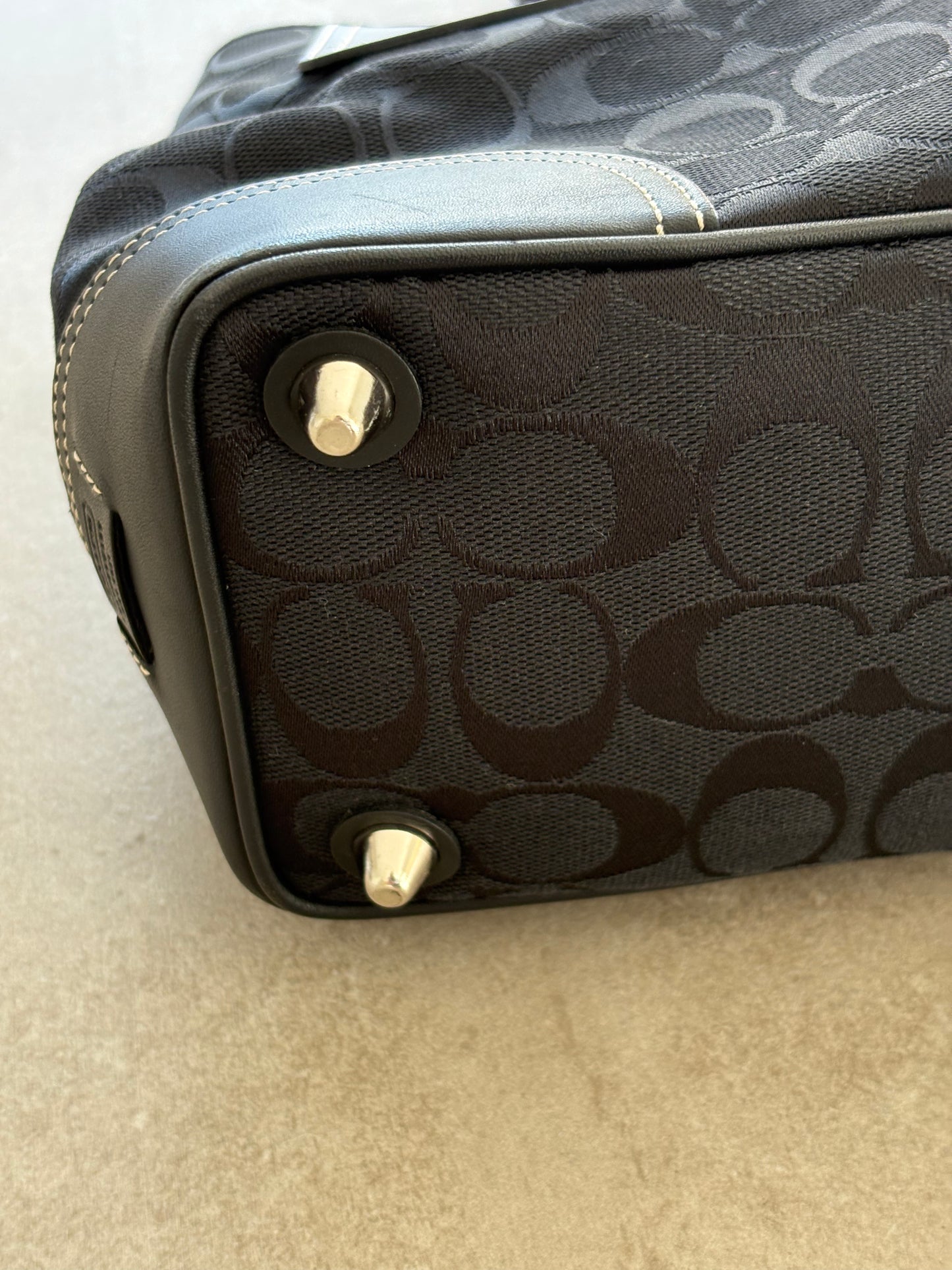 Coach Hamptons Signature Satchel Bag