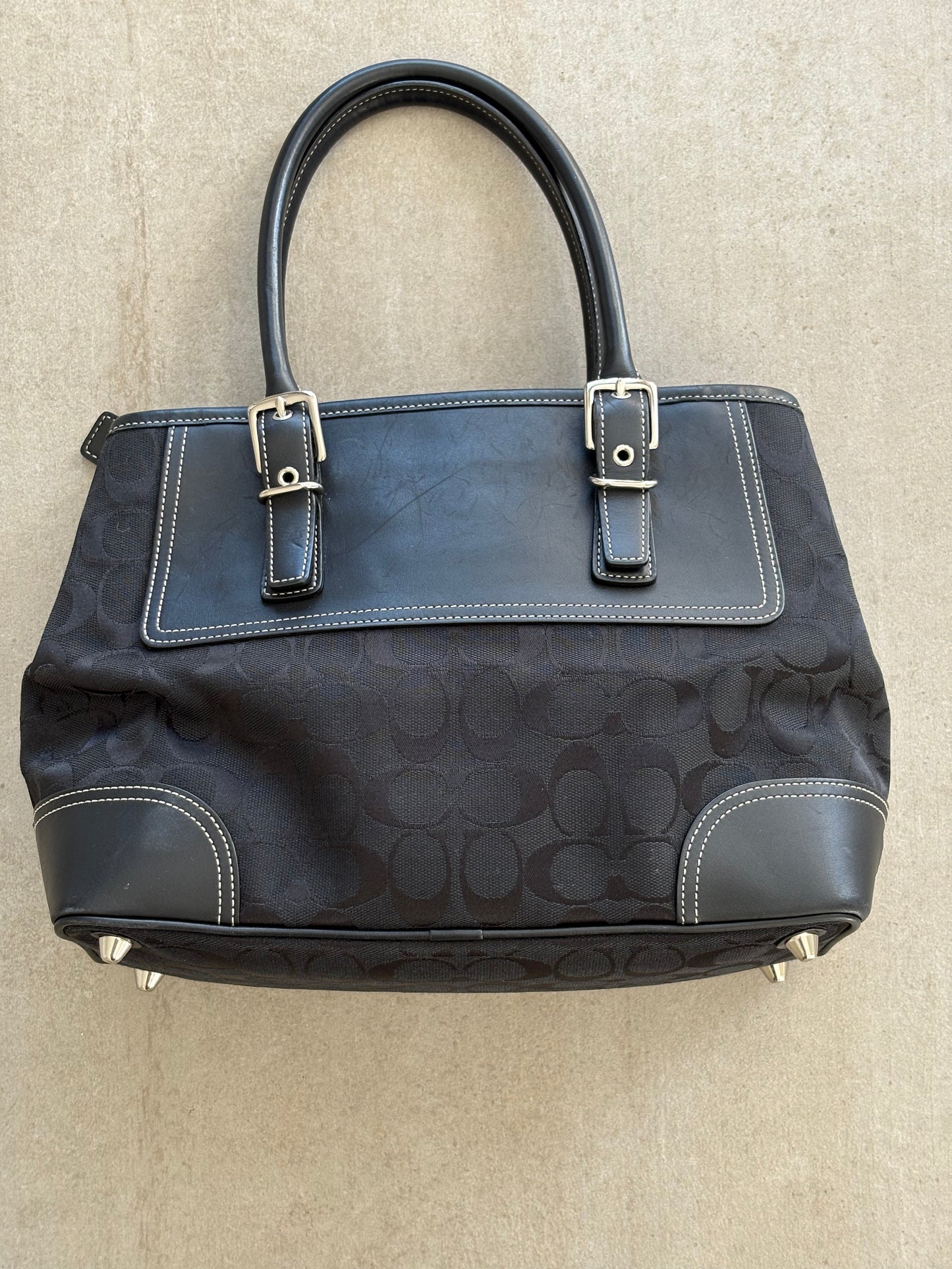 Coach Hamptons Signature Satchel Bag