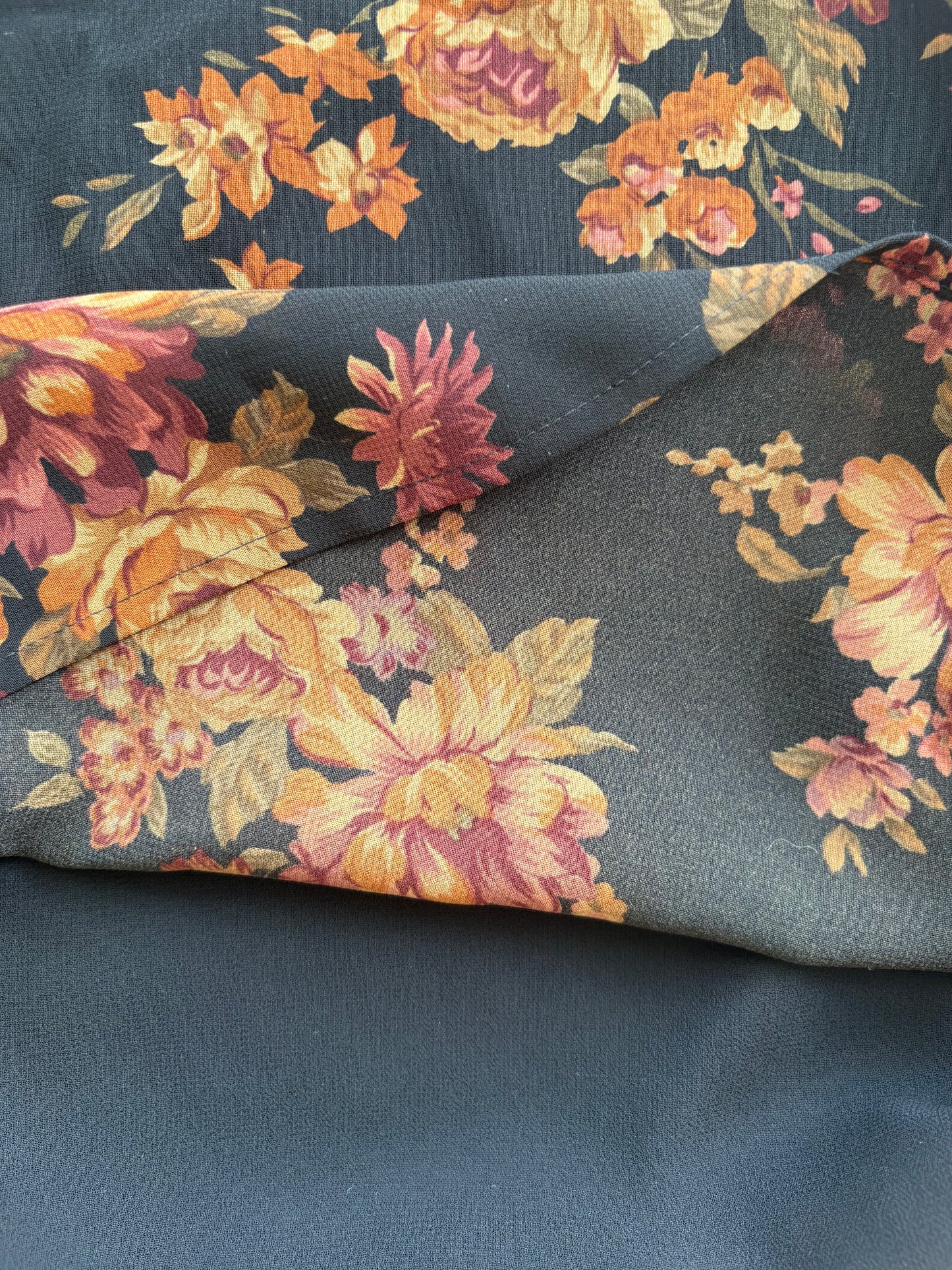 Burberry Floral Print Skirt
