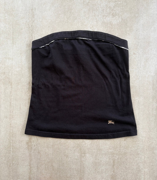 Burberry Blue Label Black Bandeau Top