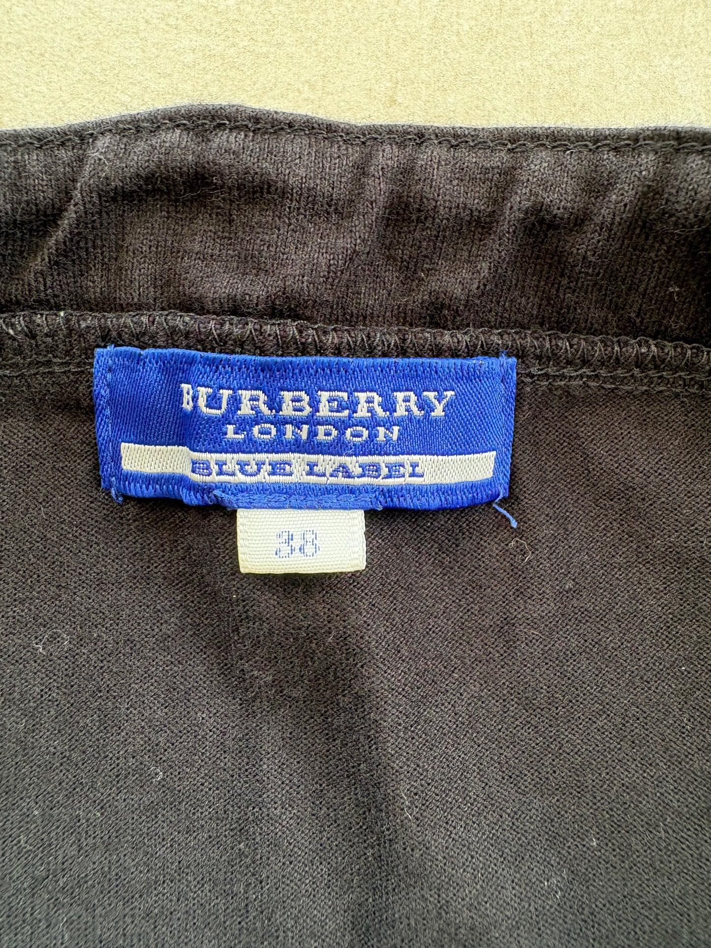 Burberry Blue Label Black Bandeau Top