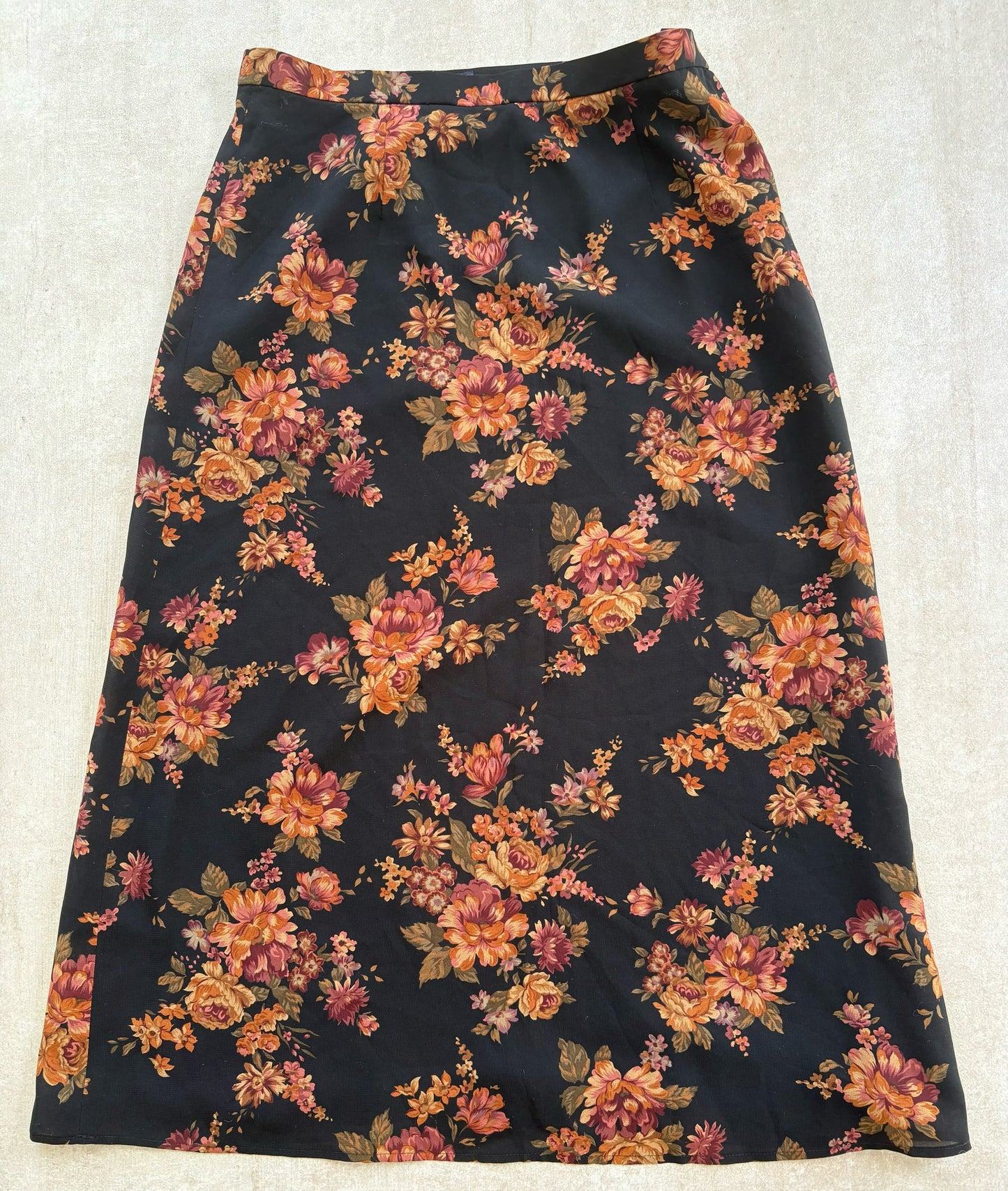 Burberry Floral Print Skirt